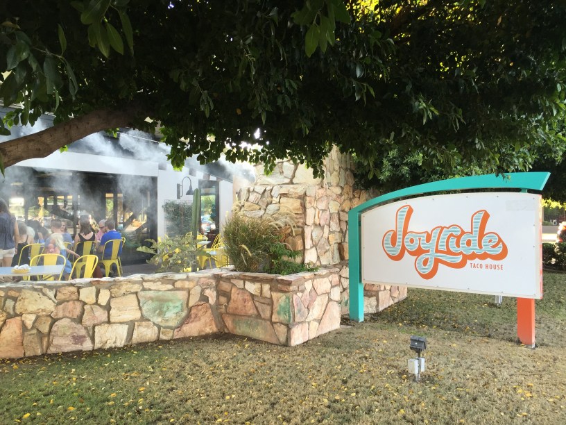 exterior of Joyride Taco House