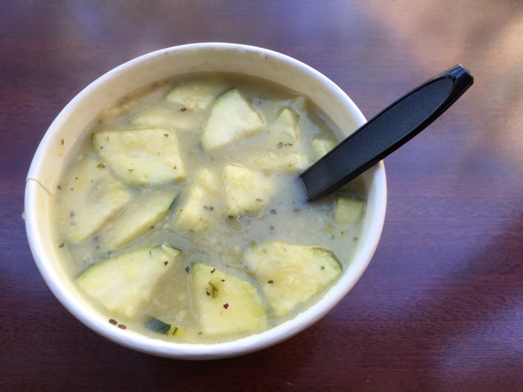 zucchini garlic soup