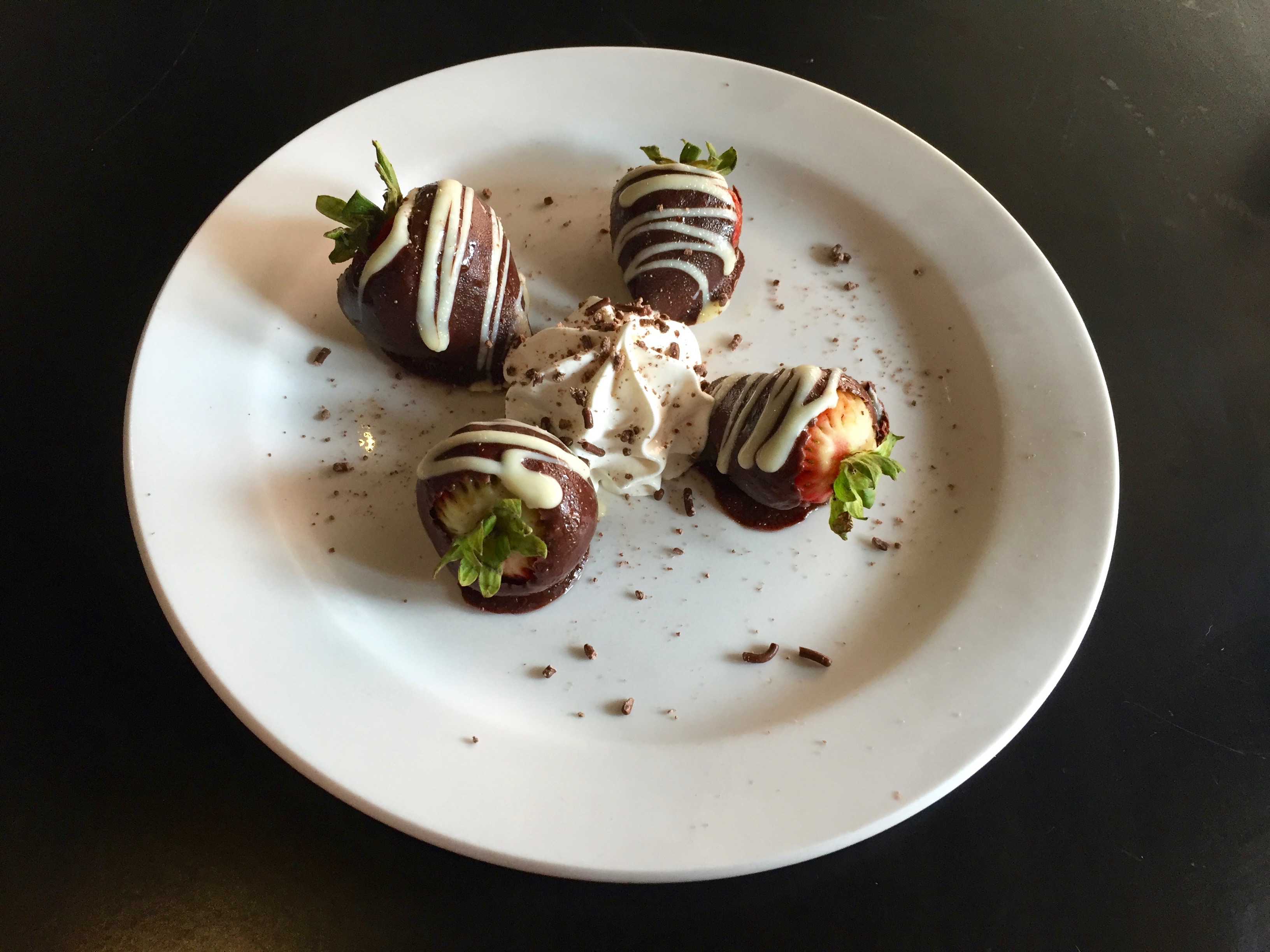 chocolate-covered strawberries