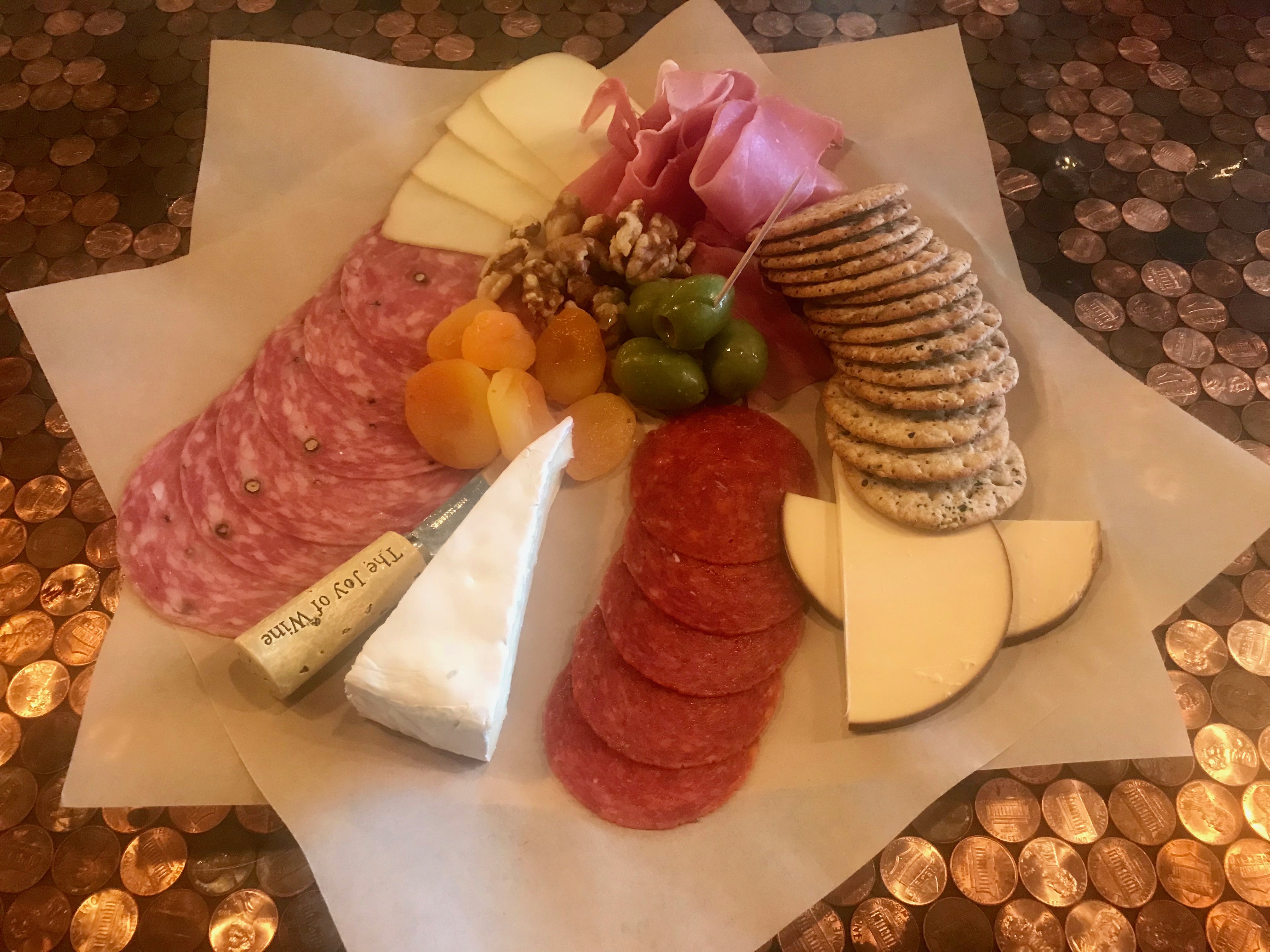 meat and cheese plate