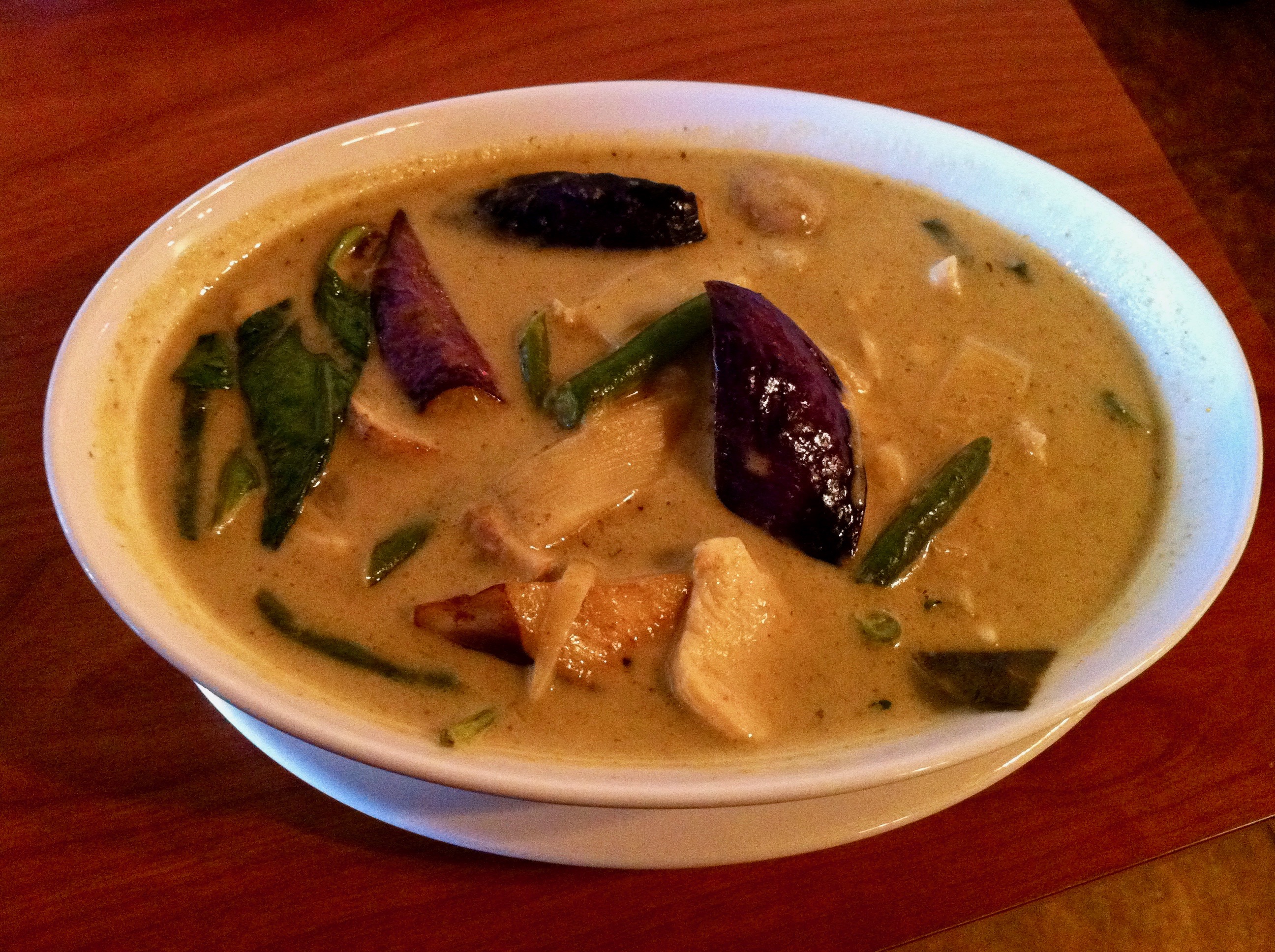 green curry with chicken