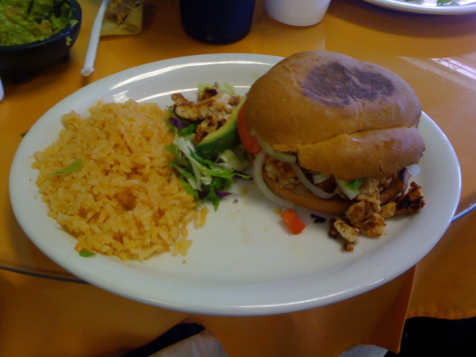 torta and rice
