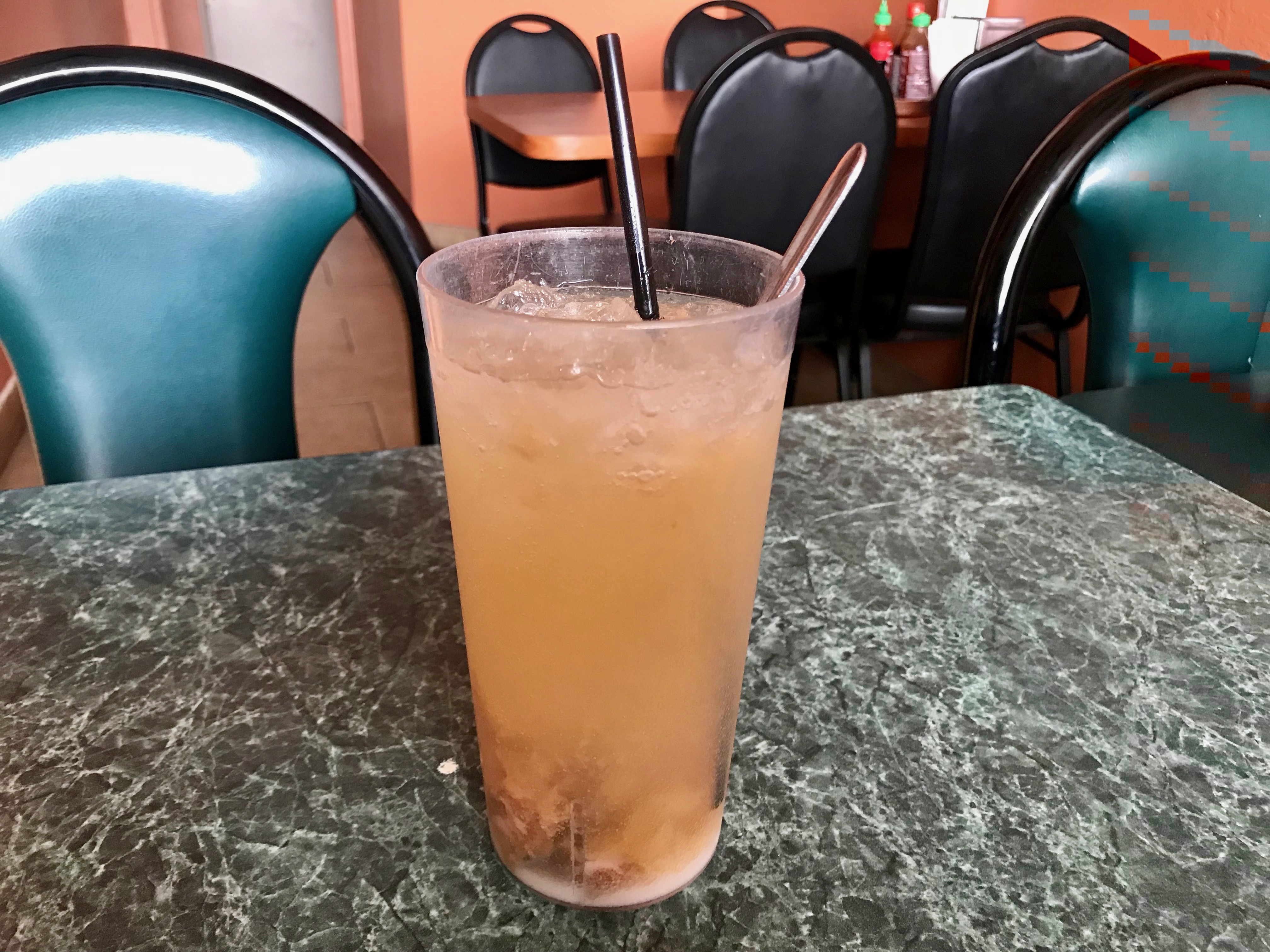 soda xi mouy (salty plum drink)