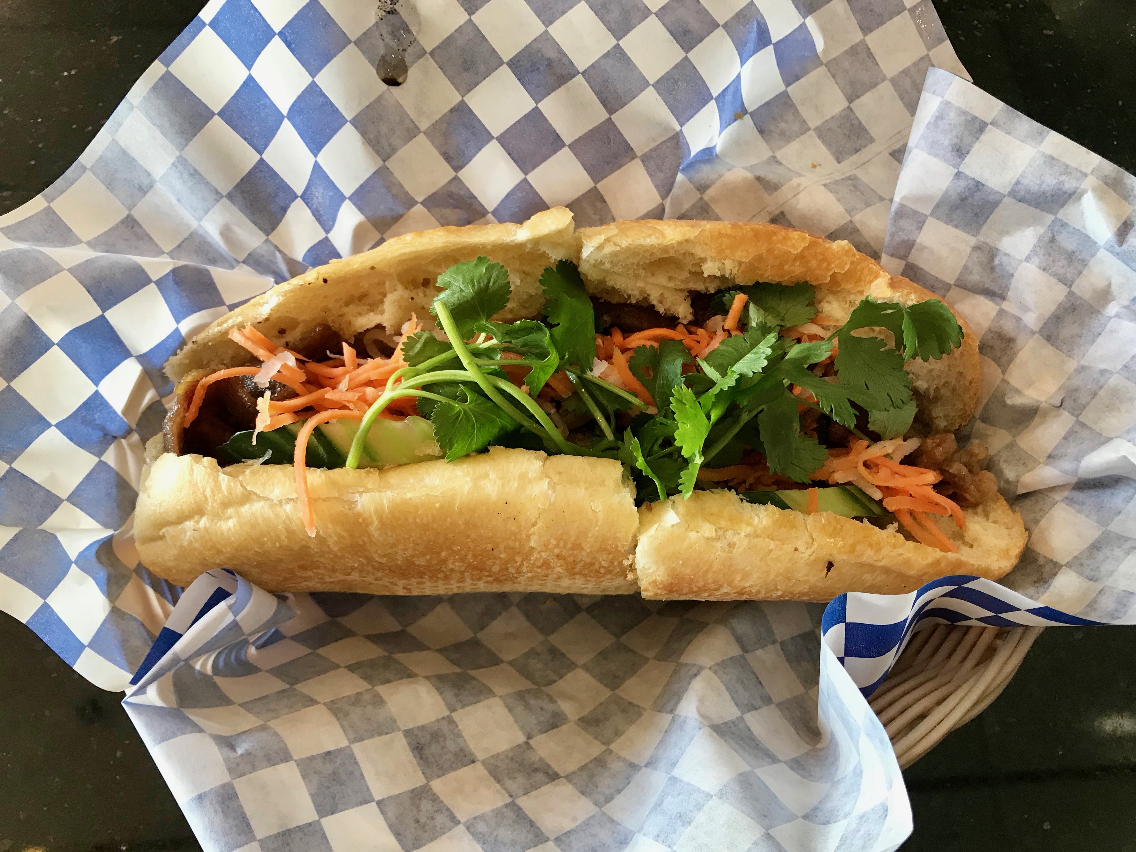 grilled pork banh mi