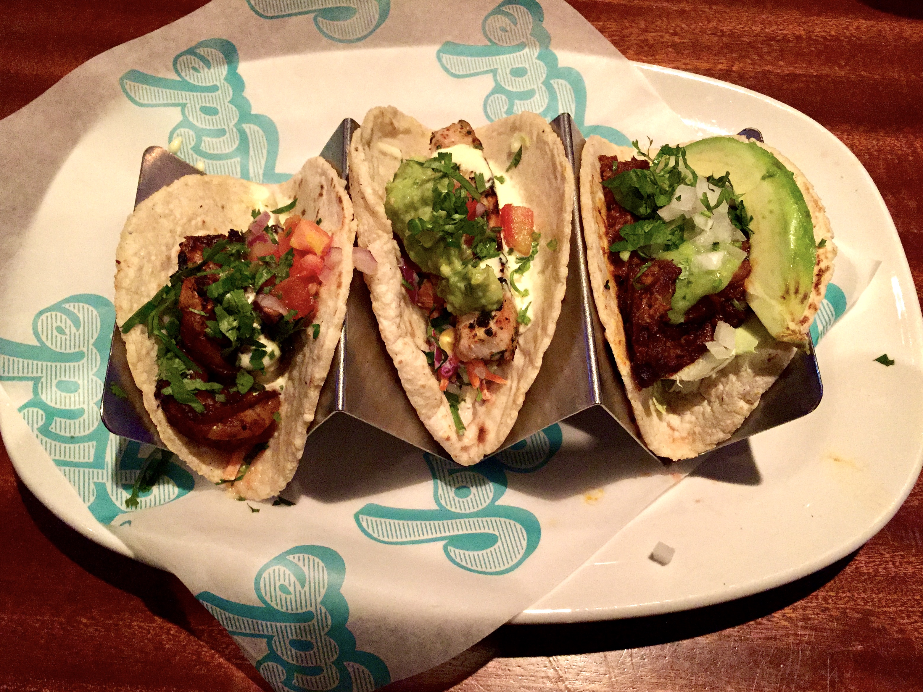 trio of tacos