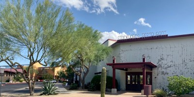 exterior of the Stockyards