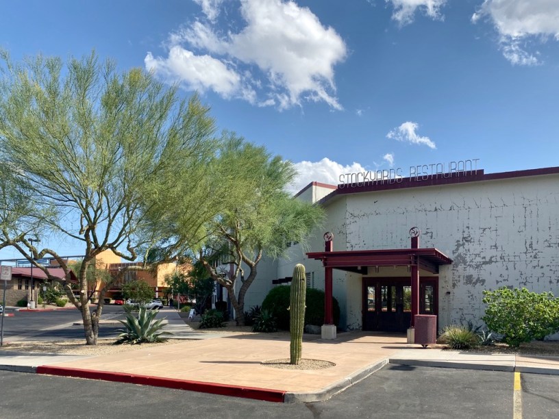 exterior of the Stockyards