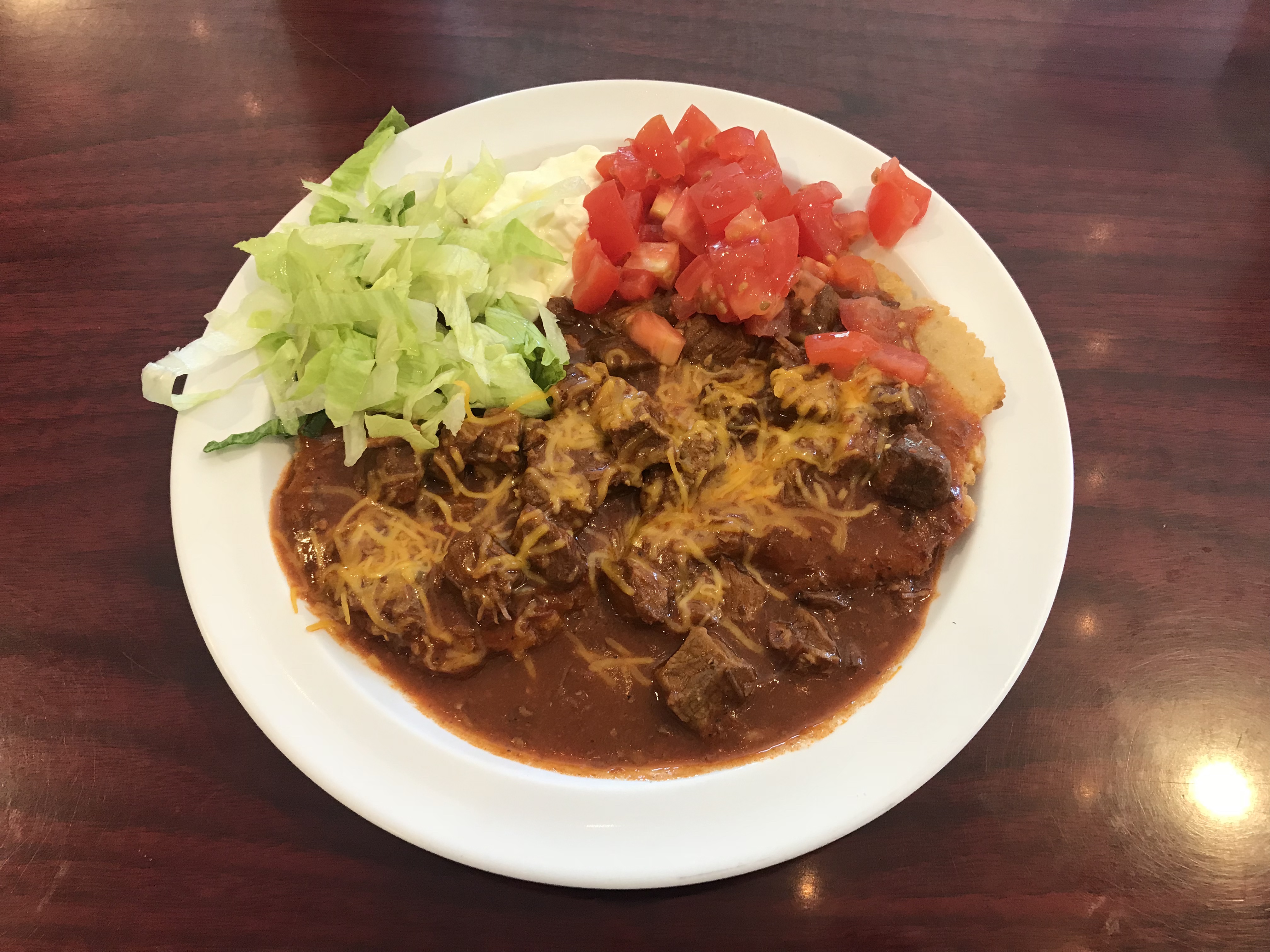 kokoji with red chili stew