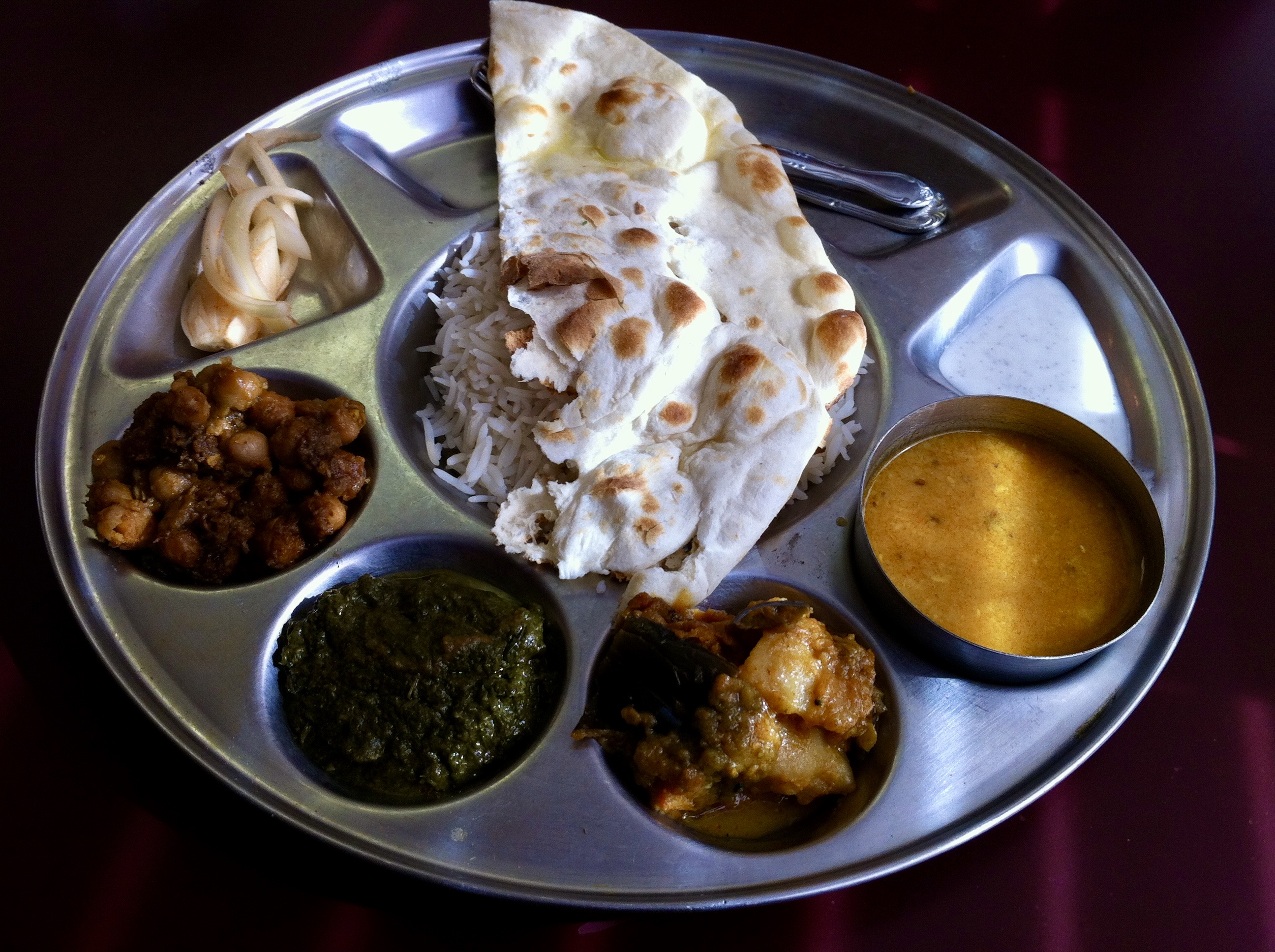 vegetarian thali