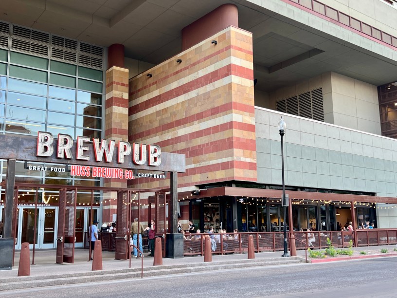 exterior of Huss Brewing in downtown Phoenix