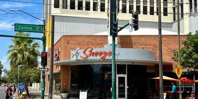 exterior of Snooze in downtown Phoenix
