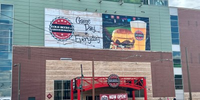 exterior of Cold Beer & Cheeseburgers at Chase Field